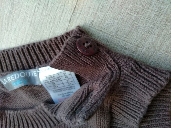 Pull sans manches, la redoute, taille 18 mois - photo numéro 4