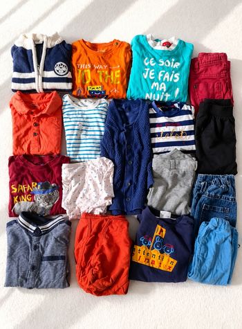 Lot vêtements bébé garçon 18-24 mois