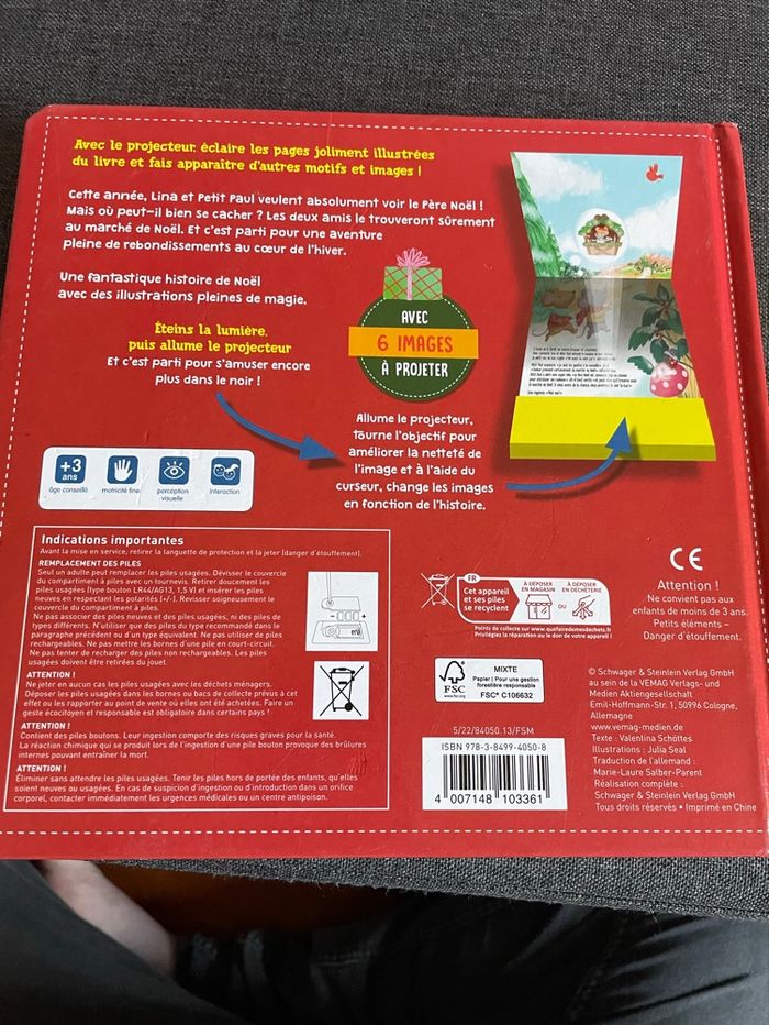 Livre projecteur de Noël - photo numéro 2