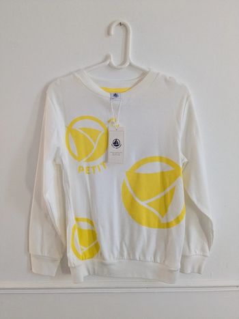 T-shirt manches longues bateau 8 ans