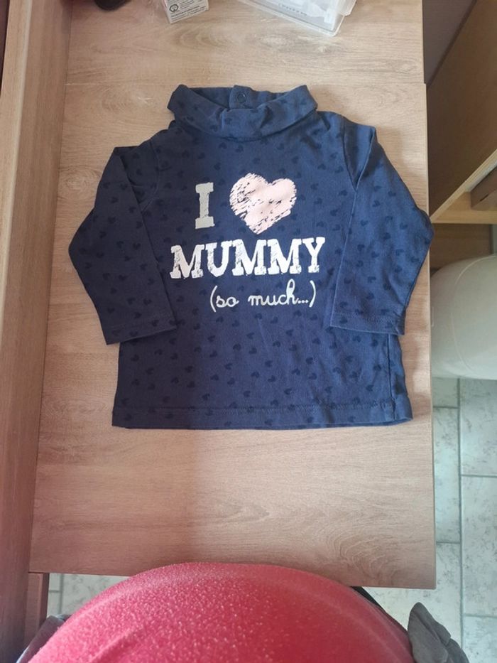 T-short longue manche 9 mois