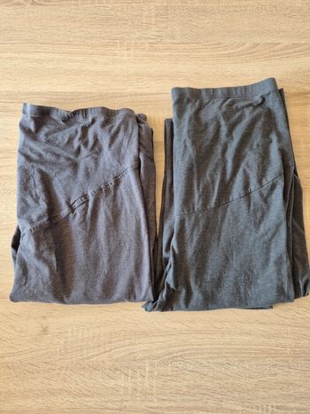 Lot 2 leggings maternité taille L