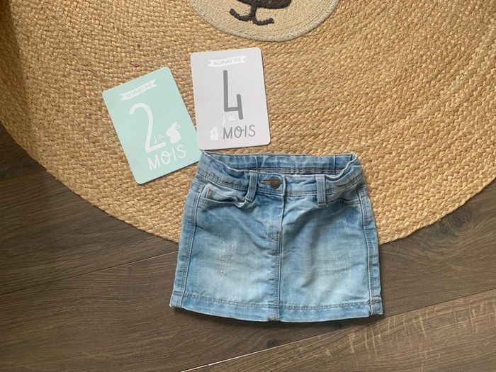 Jupe en jeans bleu TAO tape à l’œil 24 mois 2 ans