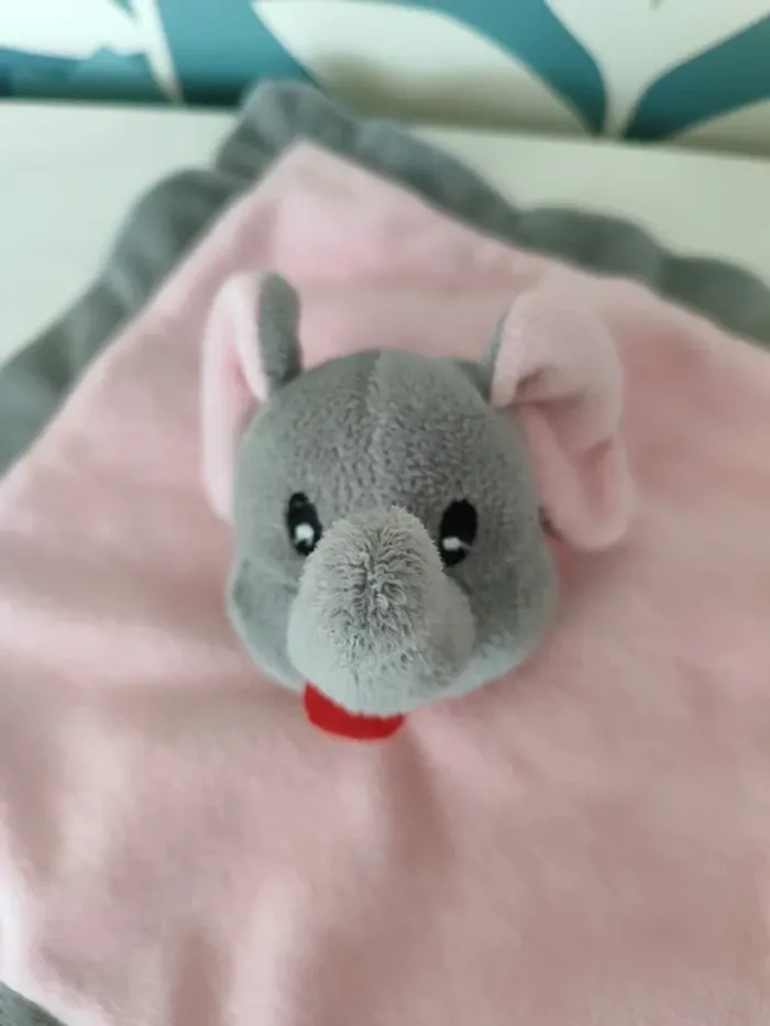 Doudou plat elephant sandy - photo numéro 2