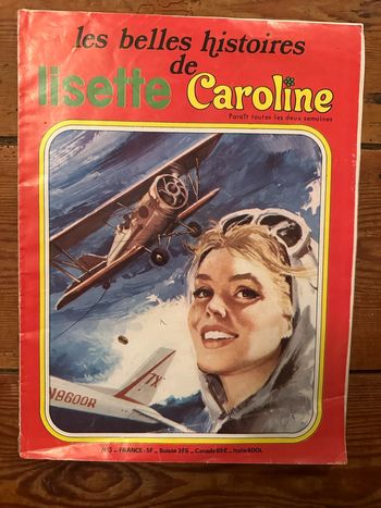Magazine revue ancienne livre les belles histoires de Lisette et Caroline (Pierre Probst) n5