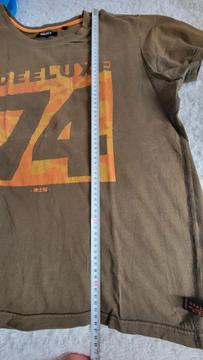 T shirt deeluxe kaki - photo numéro 3