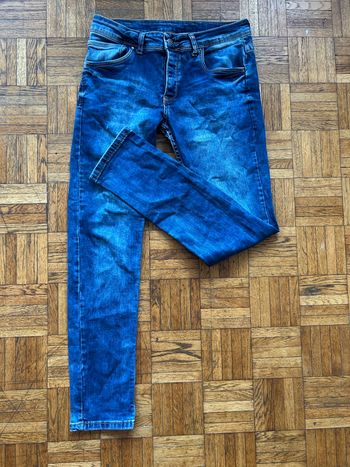 Jean Slim Fit ORJEAN 👖 Taille W34 L34 - Bleu Denim - TRÈS BON ÉTAT