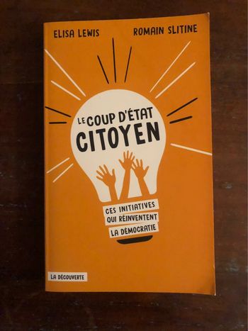 Livre broché « Le coup d’état citoyen »