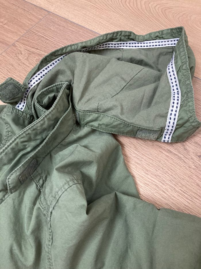 Veste kaki mi saison à capuche amovible - photo numéro 6