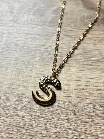 Collier fantaisie chaîne dorée S