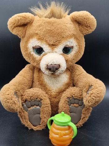 Peluche Doudou Interactive Cubby L'ours Curieux Ourson Très Doux Furreal🧸