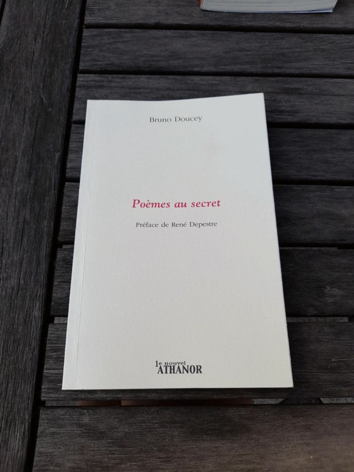Livre Poèmes au secret Bruno Doucey