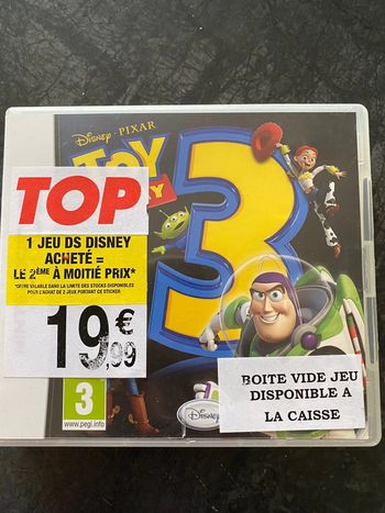 Jeu Nintendo 3 DS Toy Story 3