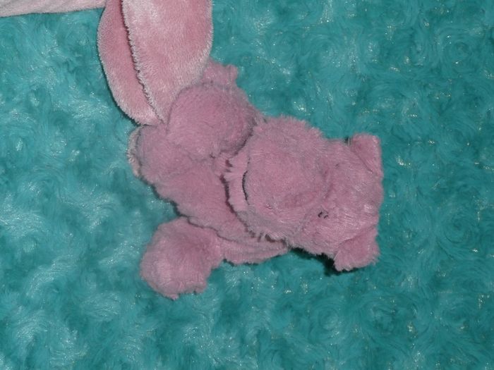 Doudou hippopotame couverture rose Jellycat 🦛tbe - photo numéro 4