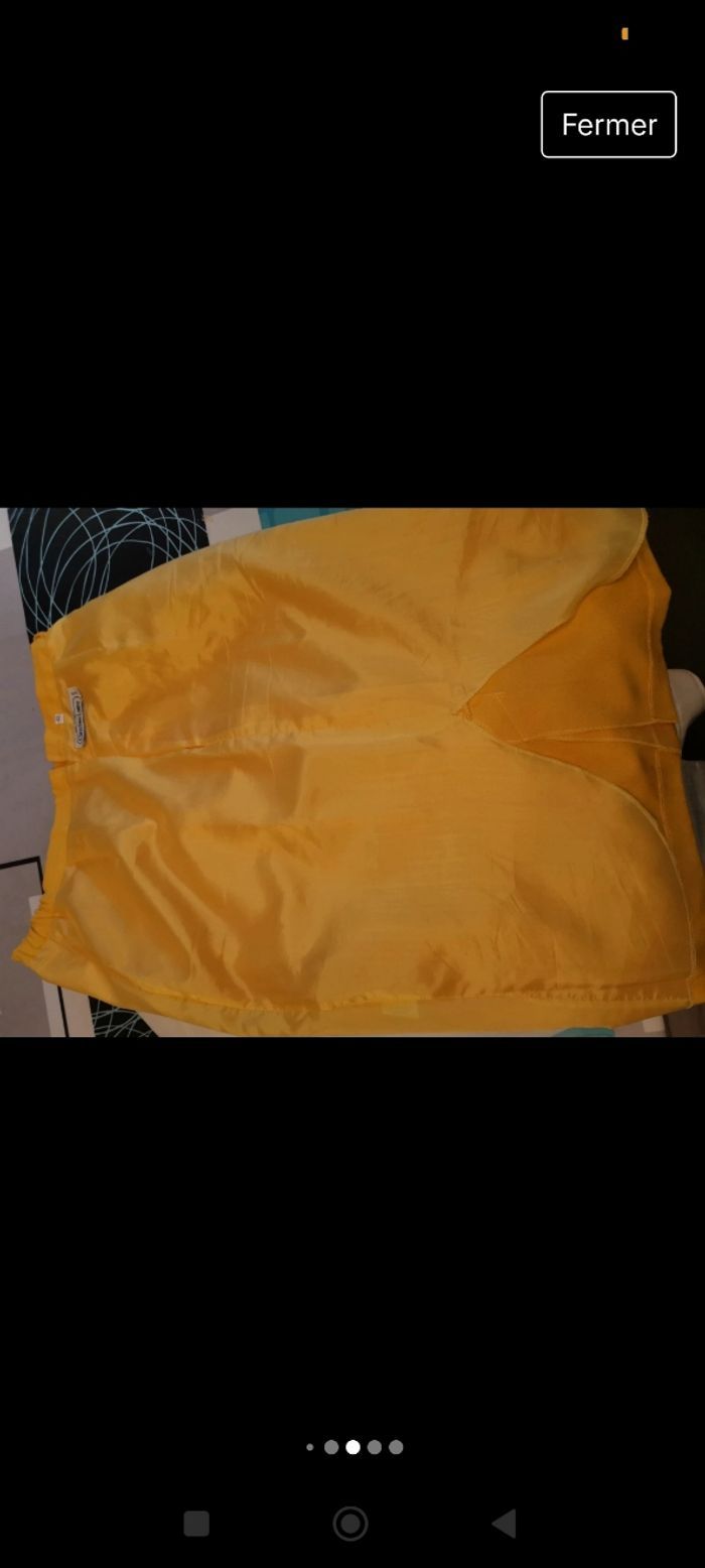 Ensemble veste et jupe jaune taille 42 - photo numéro 9