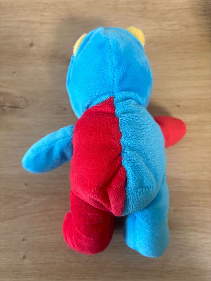 Doudou Winnie pyjama capuche bleu rouge étoile Disney nicotoy - photo numéro 3