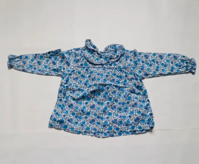 Lot 11 t-shirts manches longues fille 6 mois - photo numéro 2