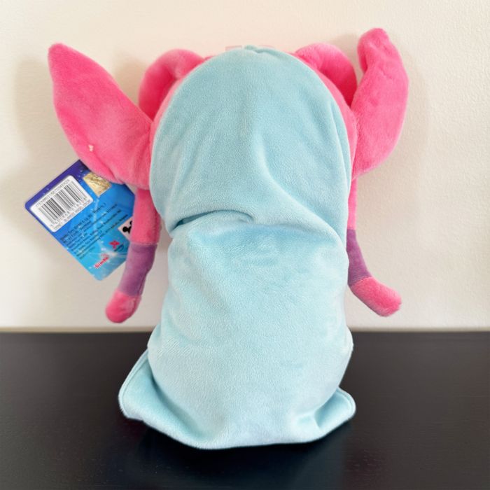 Angel et couverture Doudou Peluche Lilo & Stitch Disney Blankee 25cm - photo numéro 3