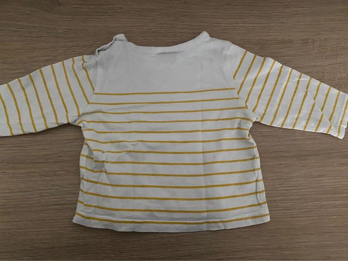 Lot 5 t-shirts manches longues 6 mois - photo numéro 9