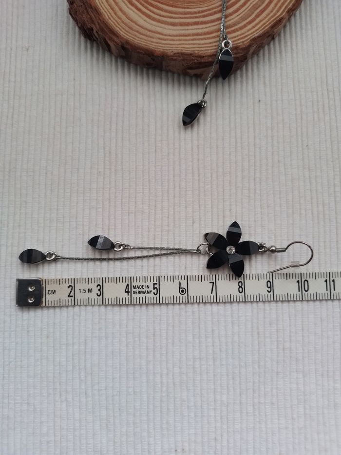 Boucles d'oreilles fleurs - photo numéro 3