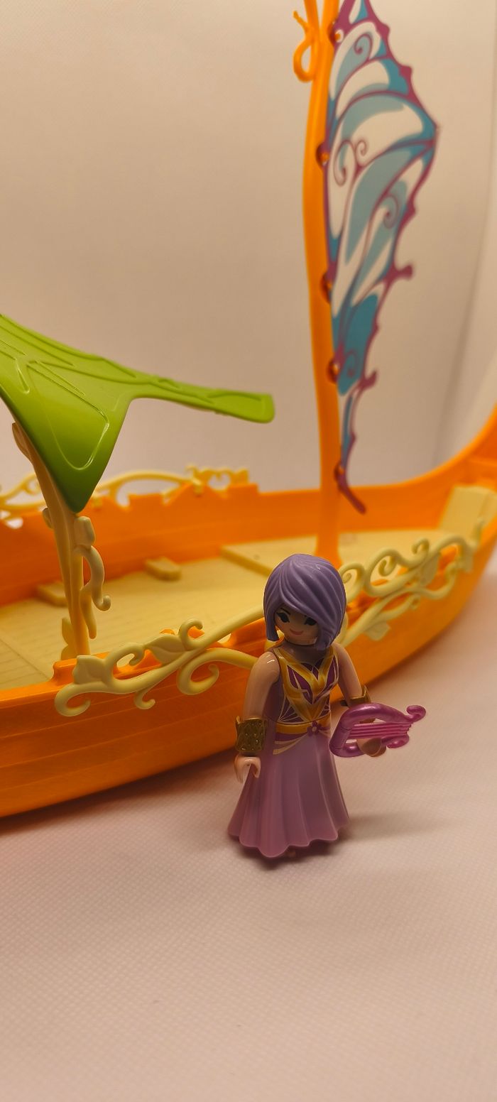 Playmobil bateau féerique et fée avec lyre - photo numéro 3