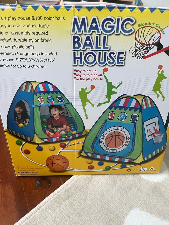 Tente/piscine à balles Magic Ball House Beebs