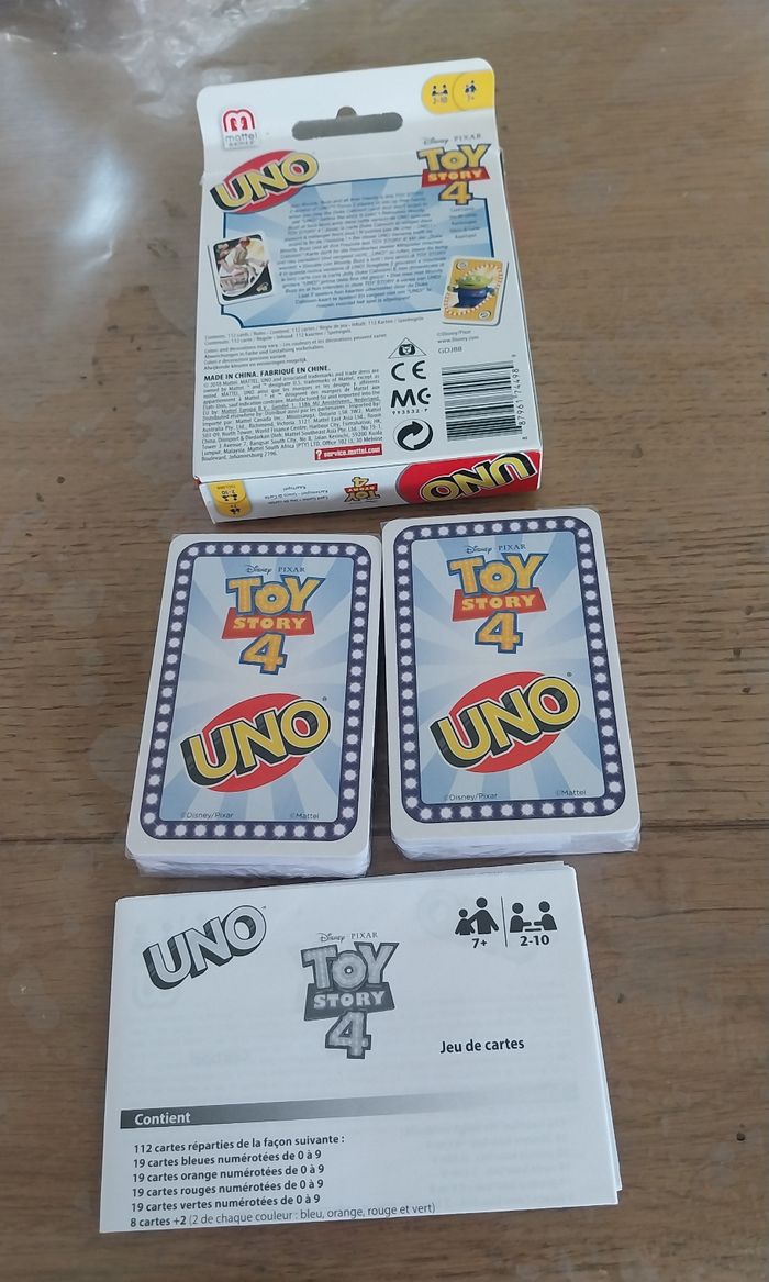Uno toy story 4 neuf - photo numéro 4