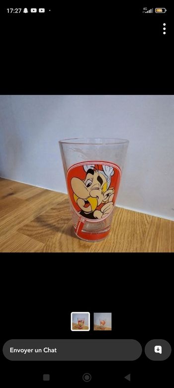 Verre Astérix parc Astérix 