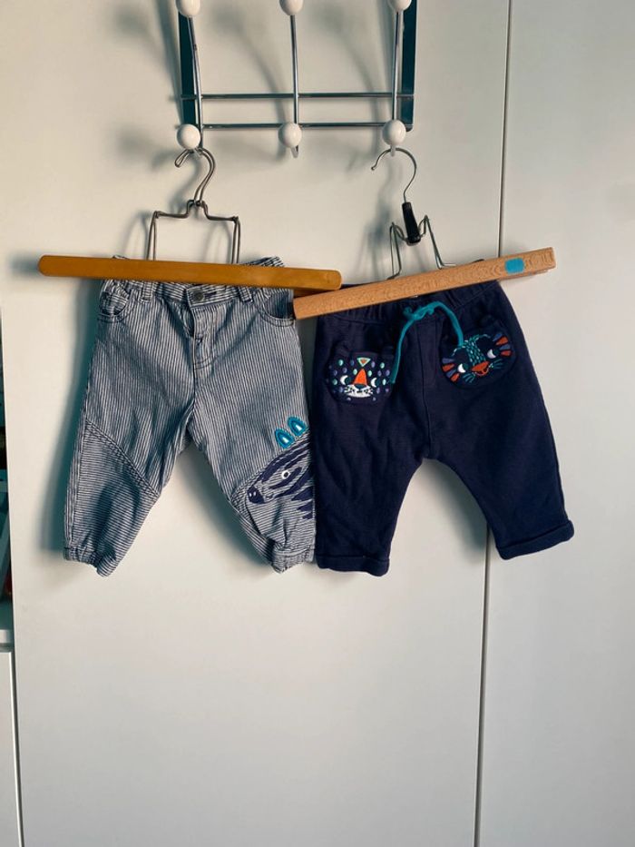 Pantalons 9 mois garçons printemps type baggy