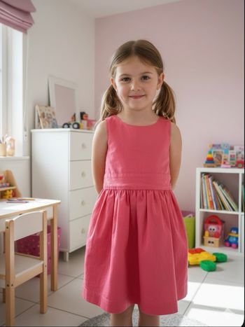 Robe rose vertbaudet taille 6 ans