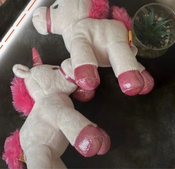 Lot peluches licorne