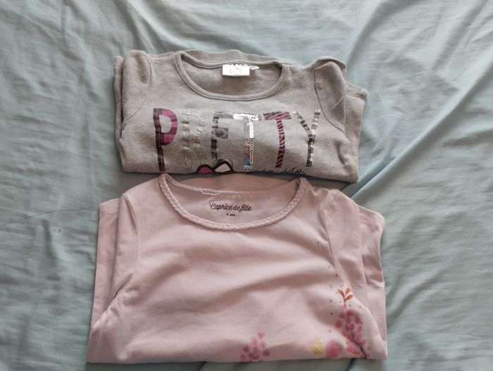 T-shirts manches longues taille 4 ans - photo numéro 2