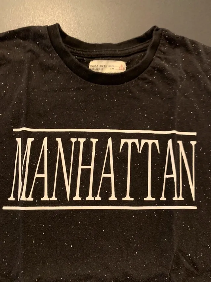 T-shirt manches courtes Zara taille 6 ans - photo numéro 3