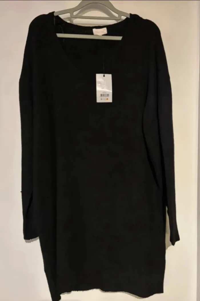 🖤 Robe pull noire Anna Karel – Neuve avec étiquette – Taille M