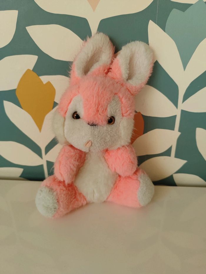 Peluche vintage lapin nounours