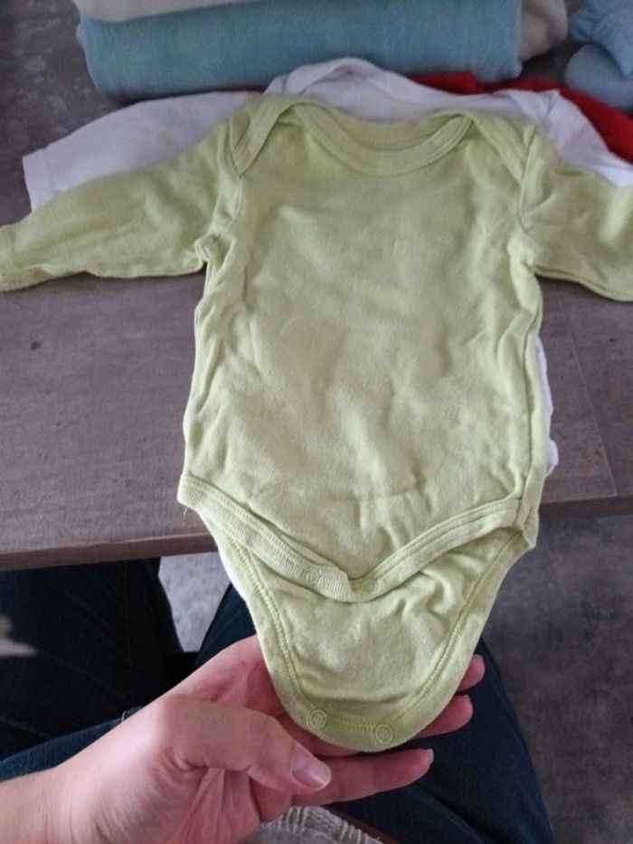 Lot de 7 bodies ML 3mois - photo numéro 6