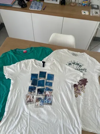 Lit de 3 teeshirt