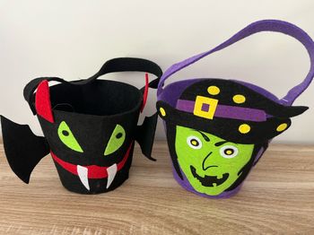 Paniers feutrine Halloween