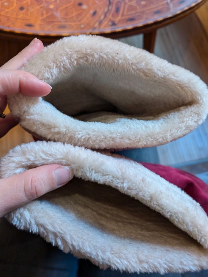 Bottes 40 a 40,5 rouge hiver super confortables - photo numéro 4