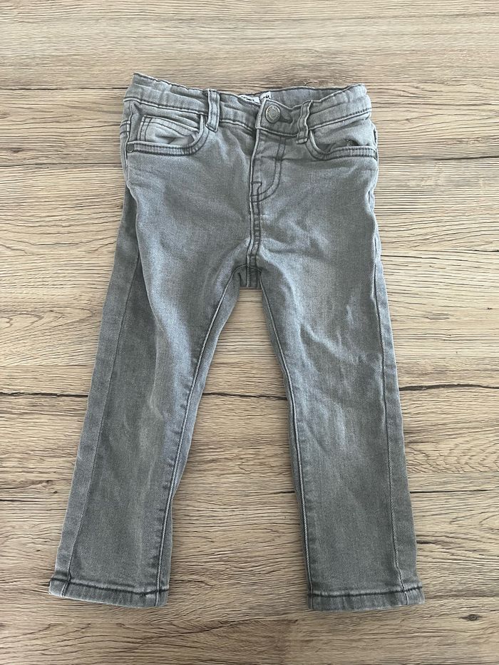 Pantalon Jeans garçon gris 24 mois - photo numéro 2