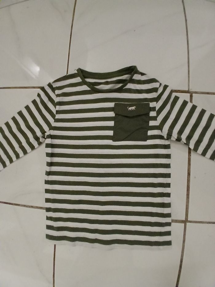 Pull en coton garcon taille 8 ans marque gemo petite poche devant - photo numéro 2