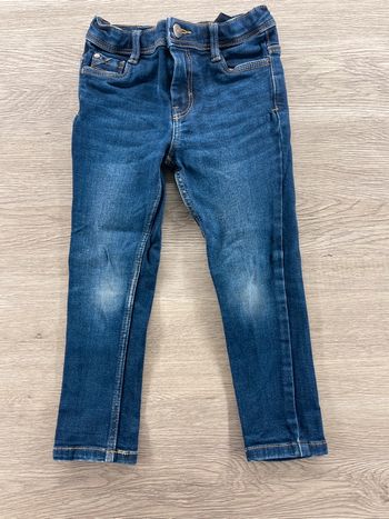 Jeans slim tape à l’œil quatre ans bleu