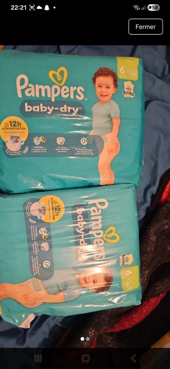Couche pampers 