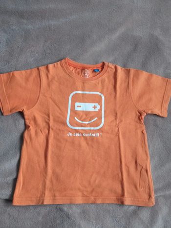 Tee-shirt orange Okaïdi 6 ans