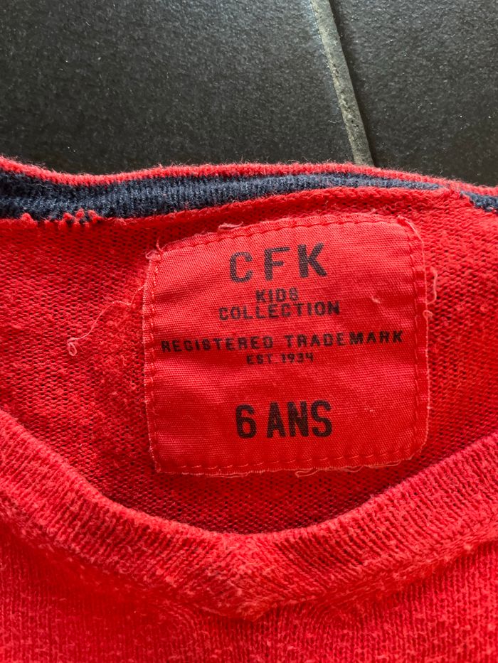 Pull léger garçon CFK 6 ans - photo numéro 2