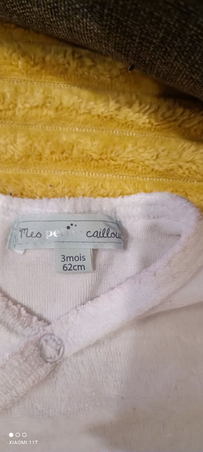 Pyjama blanc et rose - photo numéro 3