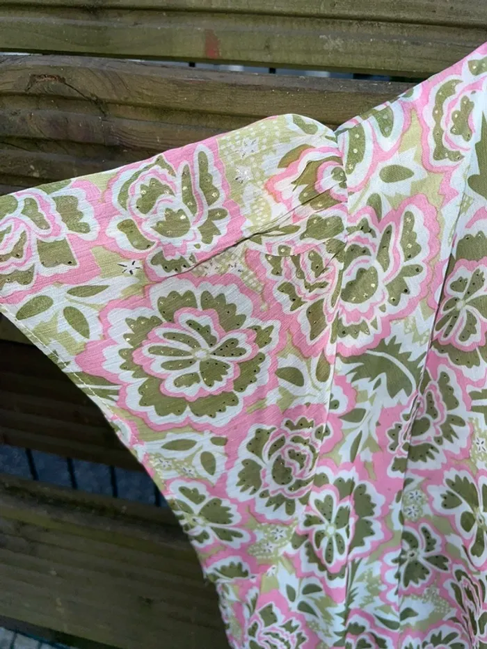 Magnifique robe fleurie couleur pastel ikone &bianka - photo numéro 4