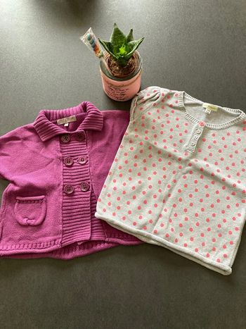 Lot ensemble vêtement pull gilet 6 ans fille