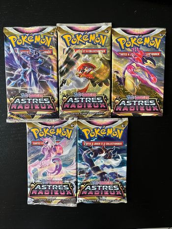 Art set booster astres radieux Pokémon