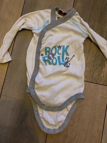 Body manches longues Devil child 6 mois Rock & Roll